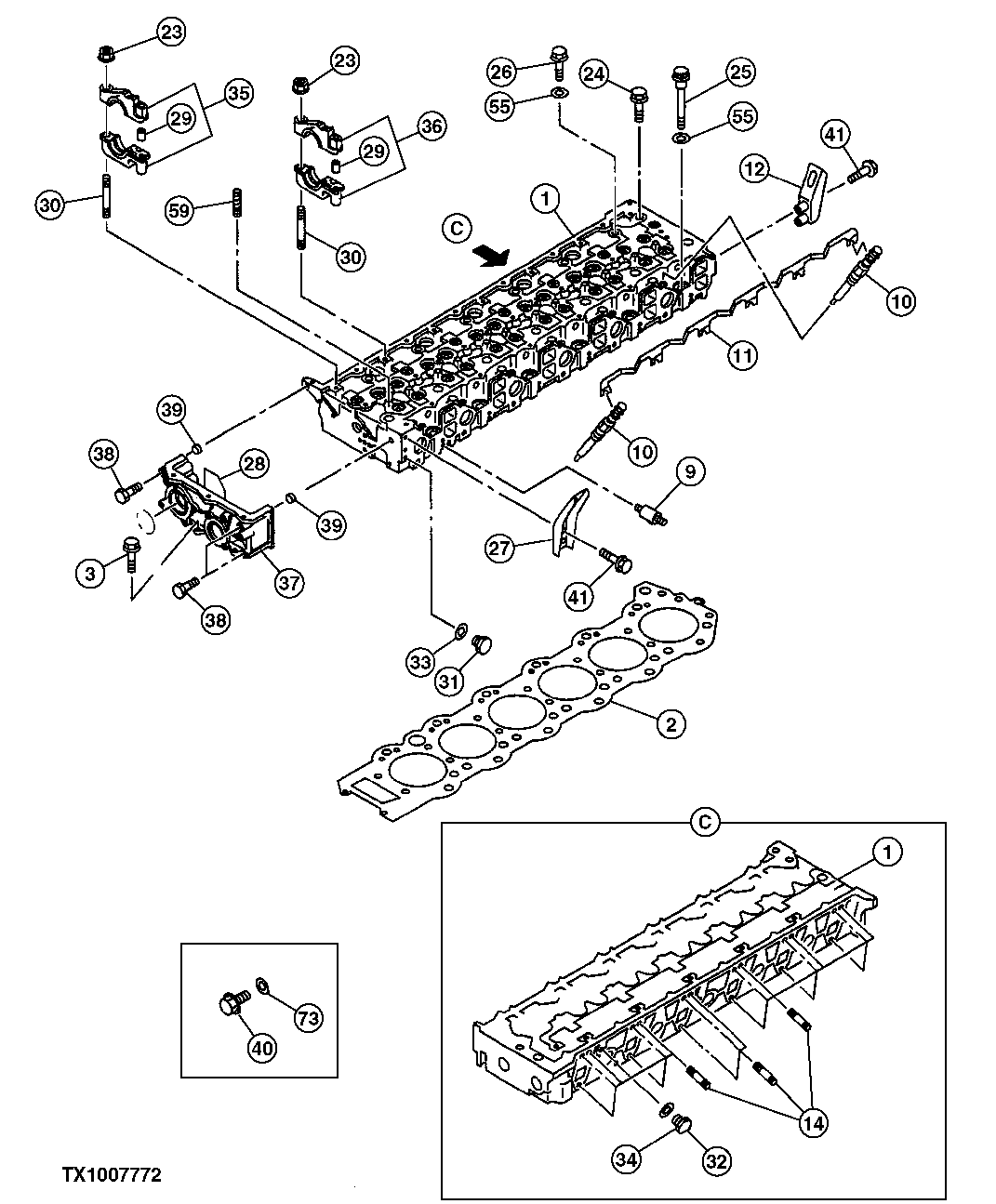 Glow Plug 27 - CYLINDER HEAD | ref:1197320302