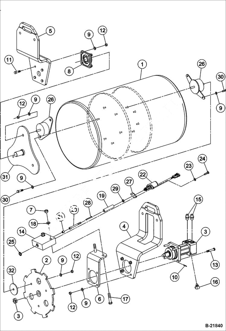 washer REAR DRUM ASSEMBLY | ref:IR96738612