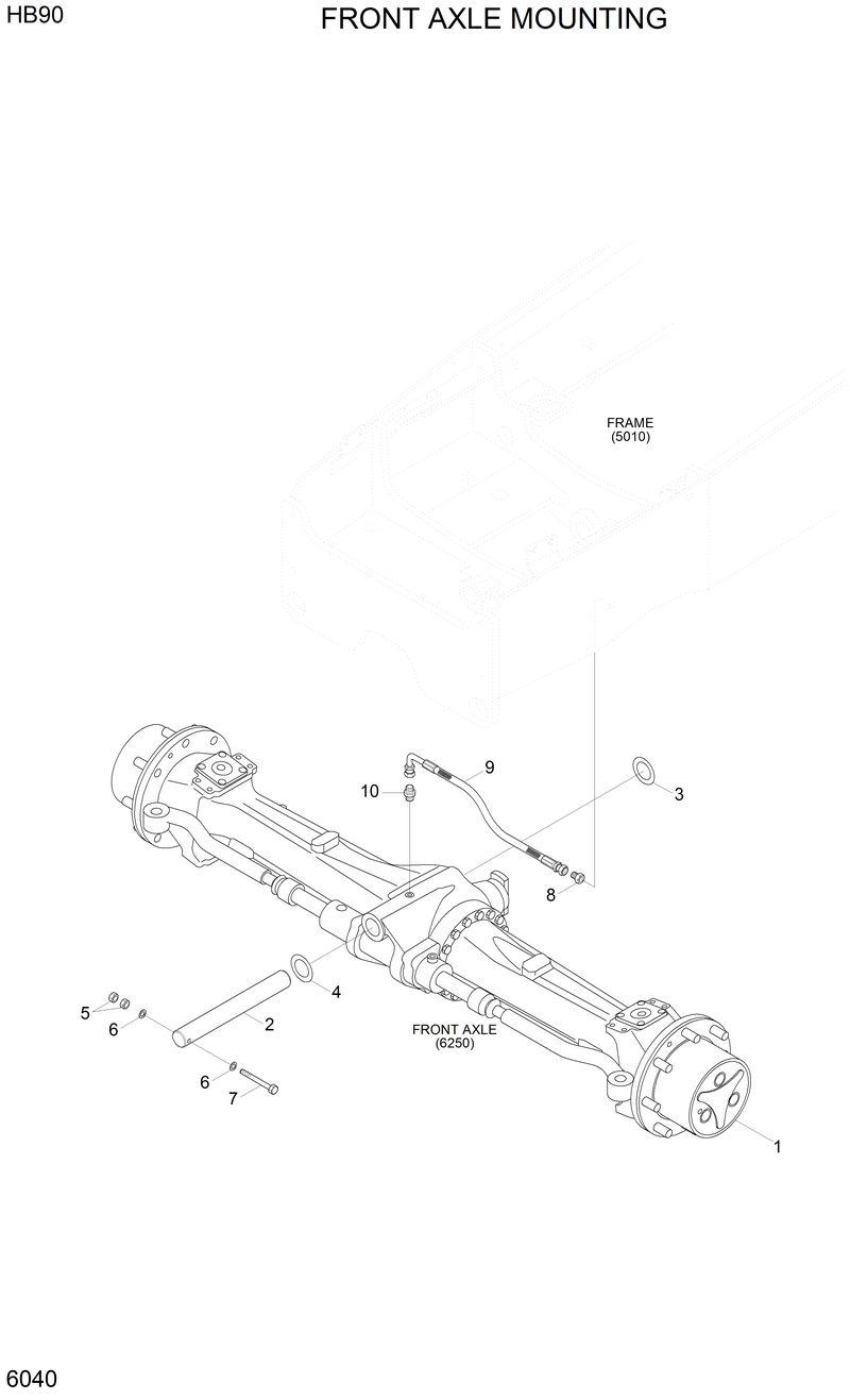 81U2-10010-Front Axle Assy | FRONT AXLE MOUNTING