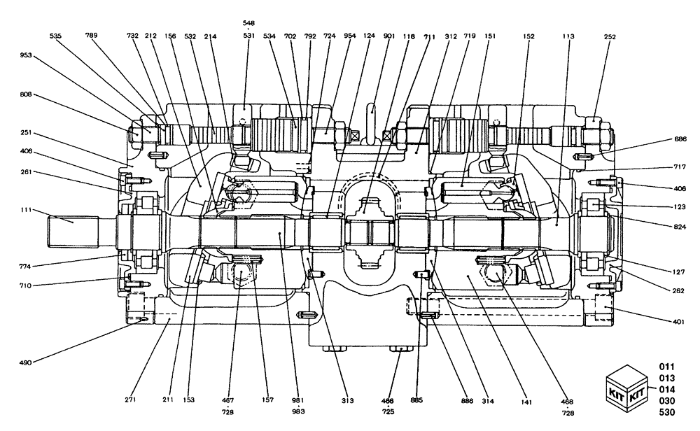 HYDRAULIC PUMP (07-024) - PUMP ASSY, HYDR | ref:YM10V00002F2