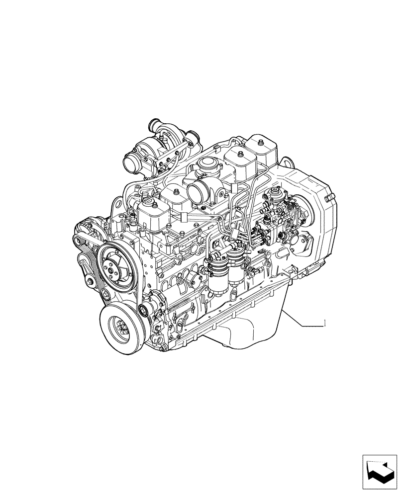 REMAN-REPLACEMENT EN (08-001[00]) - ENGINE | ref:504196326ER