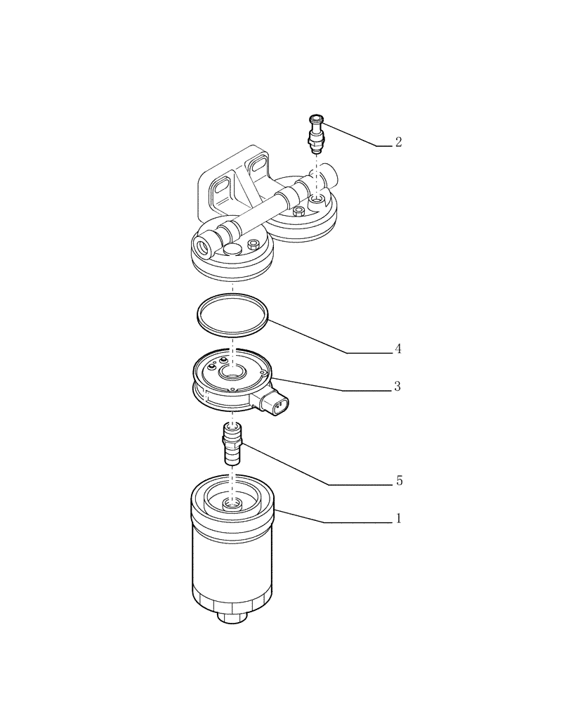 HYD CONNECTOR (9.019[01]) - FUEL FILTER - COMPONENTS | ref:42532957