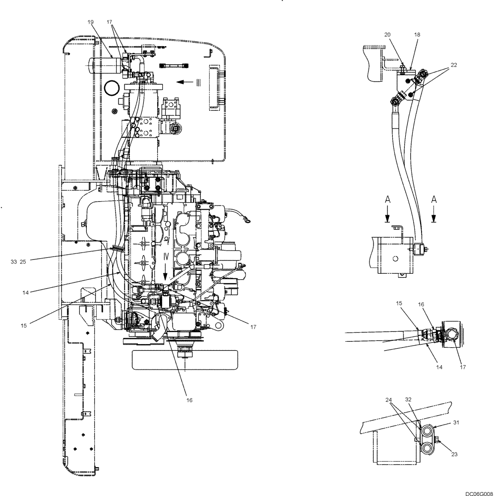 BOLT,M8x25mm - Course Thread | (1.003[00]) - ENGINE INSTALLATION  YN02P00041F1 PAGE 2 OF 2
