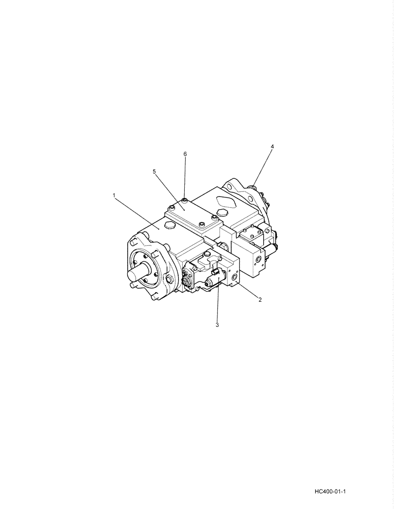 HYDRAULIC PUMP (8.014[00]) - PUMP ASSY  YN10V00036F1 (HC400) | ref:YN10V00043F1