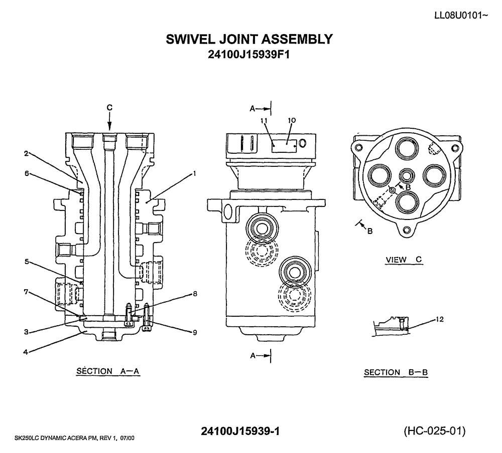 THRUST PLATE | (08-003) - SWIVEL JOINT ASSEMBLY