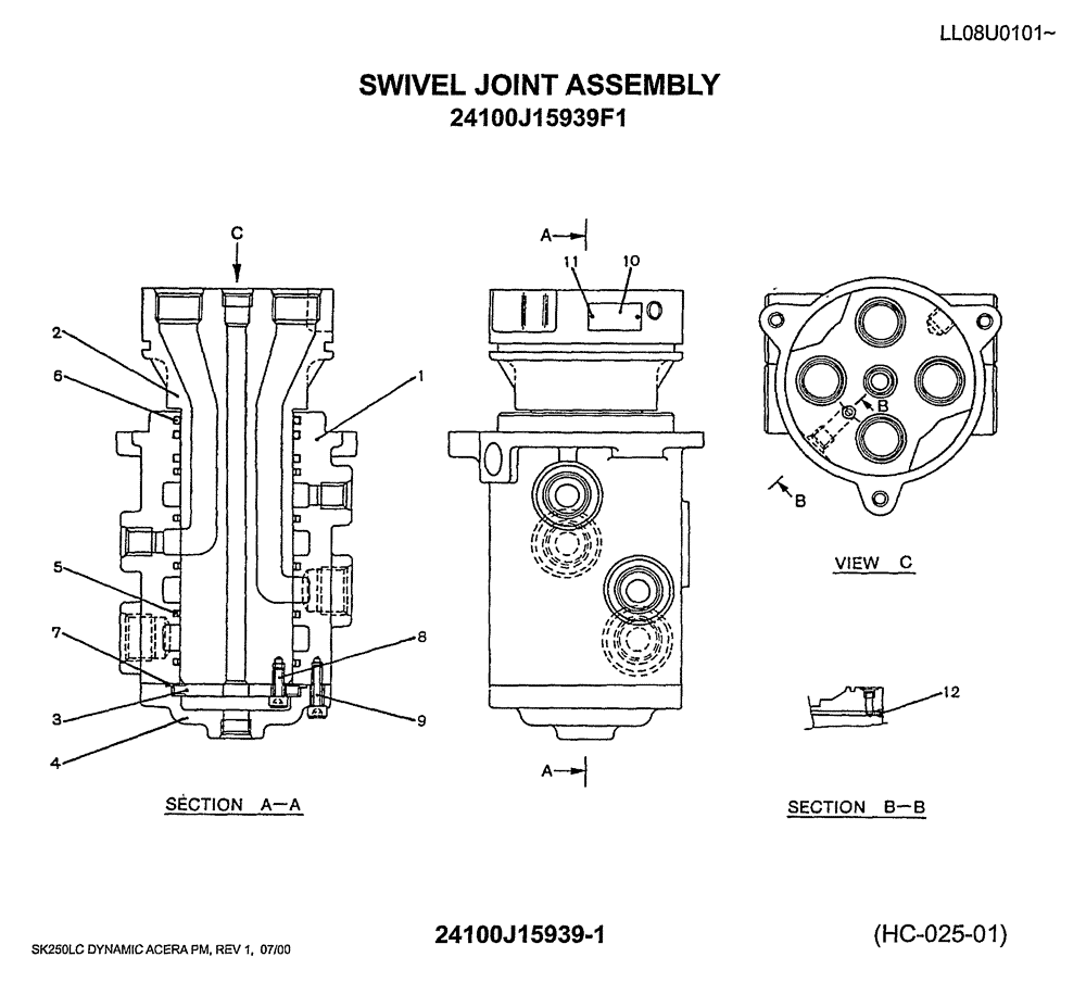 SCREW,Hex Socket Head, M8 x 30mm (08-003) - SWIVEL JOINT ASSEMBLY | ref:ZS23C08030