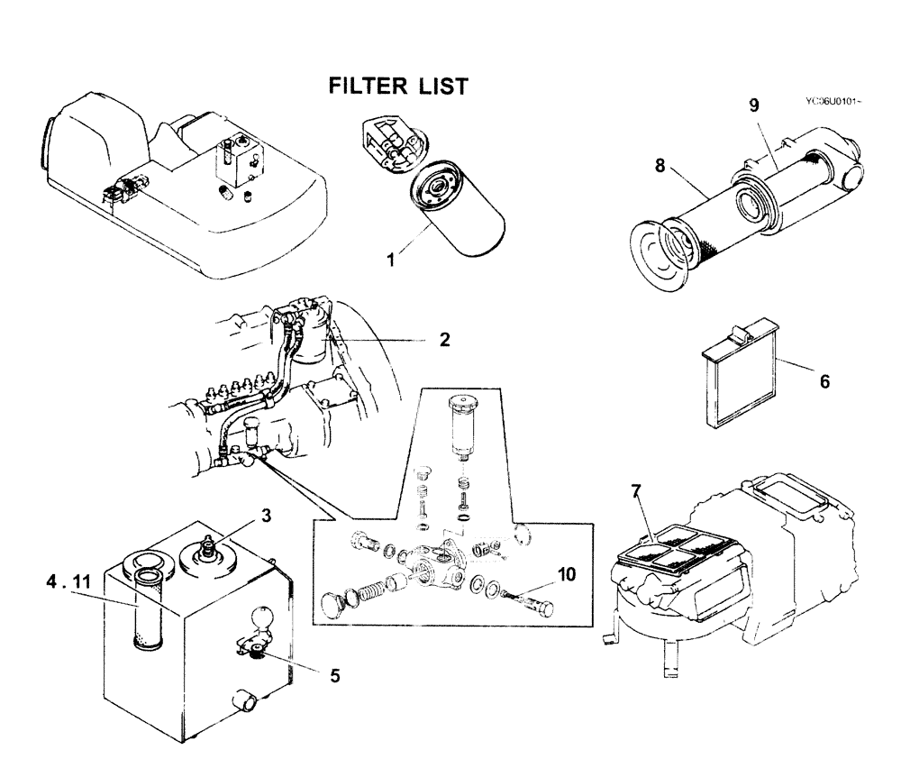 ELEMENT (00-001) - FILTER LIST | ref:YT20M00004S050