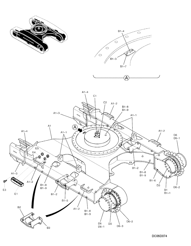 REMAN-HYD MOTOR (2.000[00]) - LOWER INSTALLATION STANDARD GROUP LC01F00021F1 | ref:LC15V00023F2R