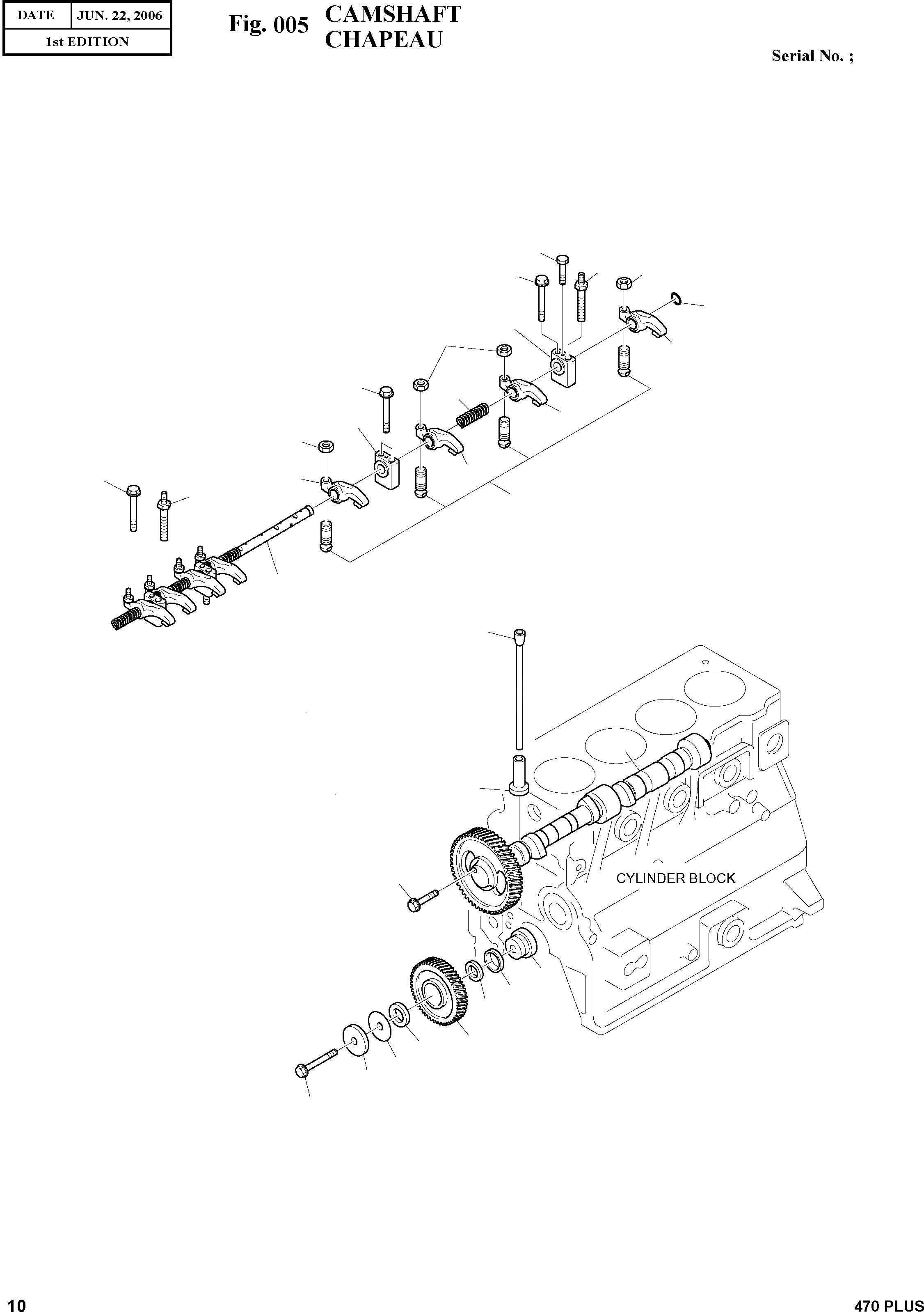 BOLT;FLANGE CAMSHAFT | ref:K1019507