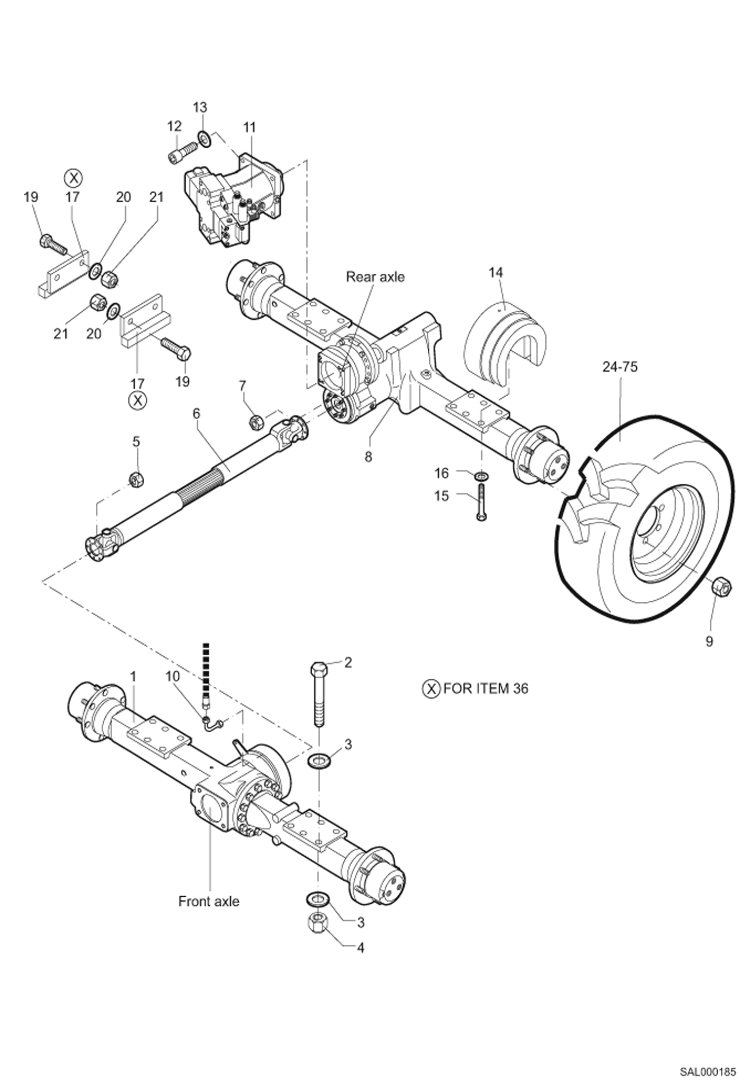 NUT AXLE, TIRES | ref:1270707617