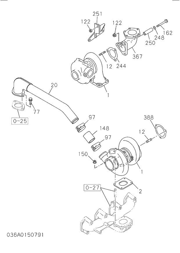 PIPE; OIL DRAIN,TURBOCHARGER 036_TURBOCHARGER SYSTEM. | ref:8972221210