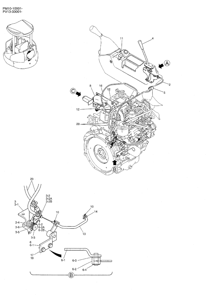 COTTER PIN (01-015) - CONTROL ASSY, ENGINE (WITH DECEL), PM11M00008F1 | ref:2419R9D2