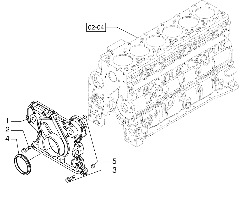 SCREW,Hex Flg, M8 x 1.25 x 30 (02-09[01]) - FRONT GEAR COVER | ref:4899063